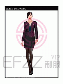 專(zhuān)賣(mài)店?duì)I業(yè)員服裝設(shè)計(jì)圖1028