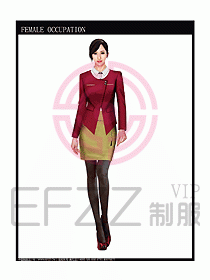 專賣店?duì)I業(yè)員服裝設(shè)計(jì)圖1036