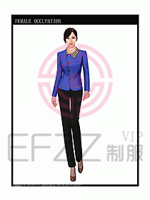 專賣店營業(yè)員服裝設(shè)計圖1041
