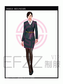 專賣店?duì)I業(yè)員服裝設(shè)計(jì)圖1046