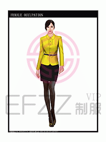 專(zhuān)賣(mài)店?duì)I業(yè)員服裝設(shè)計(jì)圖1053