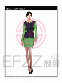 專賣店營業(yè)員服裝設計圖1057