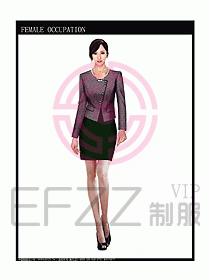 專賣店營業(yè)員服裝設(shè)計圖1062