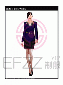 專賣店?duì)I業(yè)員服裝設(shè)計(jì)圖1061