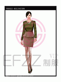 專賣店?duì)I業(yè)員服裝設(shè)計(jì)圖1073