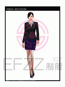 專賣店營業(yè)員服裝設(shè)計圖1074