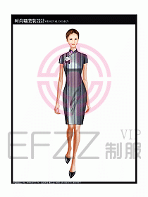 專賣店營業(yè)員服裝設計圖1085