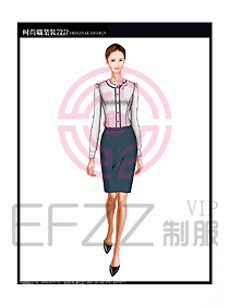 專(zhuān)賣(mài)店?duì)I業(yè)員服裝設(shè)計(jì)圖1084