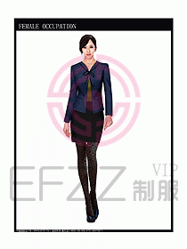 專賣店營業(yè)員服裝設(shè)計圖1081