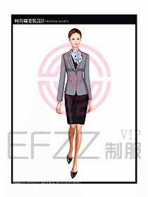 專賣店營業(yè)員服裝設計圖1102