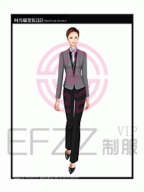 專(zhuān)賣(mài)店?duì)I業(yè)員服裝設(shè)計(jì)圖1108