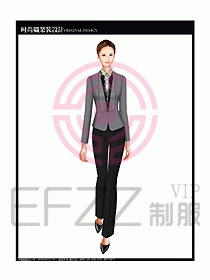 專賣店?duì)I業(yè)員服裝設(shè)計(jì)圖1107