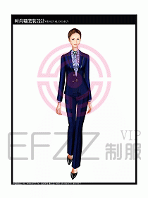 專賣店營業(yè)員服裝設(shè)計圖1127