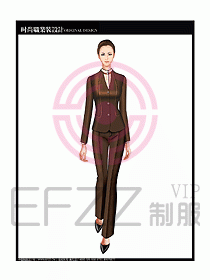 專賣店營業(yè)員服裝設(shè)計圖1129
