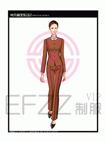 專賣店營業(yè)員服裝設(shè)計圖1131