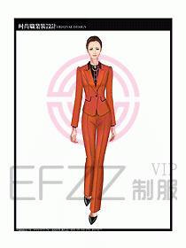 專(zhuān)賣(mài)店?duì)I業(yè)員服裝設(shè)計(jì)圖1136