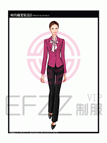 專賣店營業(yè)員服裝設計圖1135
