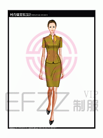 專賣店營業(yè)員服裝設計圖1144