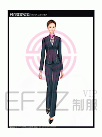 專賣店營業(yè)員服裝設(shè)計圖1148