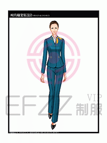 專賣店營業(yè)員服裝設計圖1147