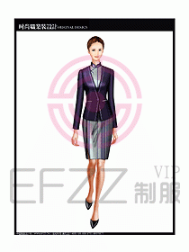 專賣店營業(yè)員服裝設計圖1152