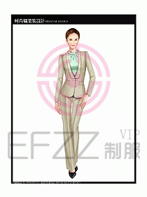 專賣店?duì)I業(yè)員服裝設(shè)計(jì)圖1158