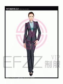 專賣店營業(yè)員服裝設(shè)計圖1163