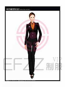 專賣店營業(yè)員服裝設(shè)計圖1160