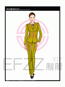 專賣店營業(yè)員服裝設計圖1164