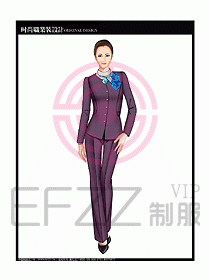 專賣店營業(yè)員服裝設(shè)計圖1174