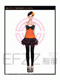 專賣店?duì)I業(yè)員服裝設(shè)計(jì)圖1182