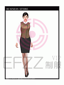 專賣店?duì)I業(yè)員服裝設(shè)計(jì)圖1186