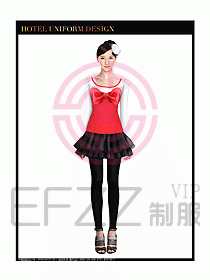 專賣店?duì)I業(yè)員服裝設(shè)計(jì)圖1183