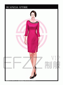 專賣店營業(yè)員服裝設(shè)計圖1190