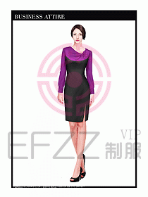 專賣店營業(yè)員服裝設計圖1197