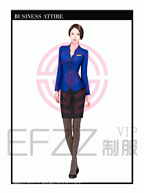 專賣店營業(yè)員服裝設(shè)計圖1229