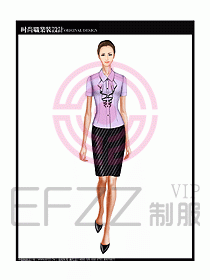 女職業(yè)裝短袖襯衫設(shè)計(jì)圖210