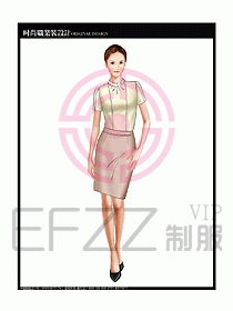 女職業(yè)裝短袖襯衫設(shè)計(jì)圖238