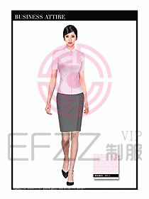 女職業(yè)裝短袖襯衫設(shè)計(jì)圖284