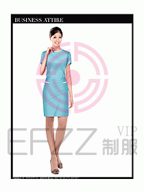 女職業(yè)裝短袖襯衫設(shè)計(jì)圖291