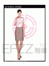 女職業(yè)裝短袖襯衫設(shè)計(jì)圖292