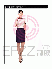 女職業(yè)裝短袖襯衫設(shè)計圖295