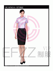 女職業(yè)裝短袖襯衫設(shè)計(jì)圖311