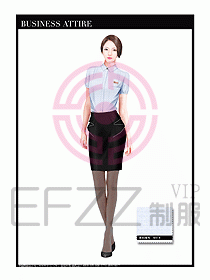 女職業(yè)裝短袖襯衫設(shè)計(jì)圖326