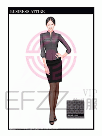 女職業(yè)裝短袖襯衫設(shè)計(jì)圖348