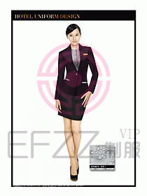 酒店大堂服務(wù)員制服設(shè)計圖661