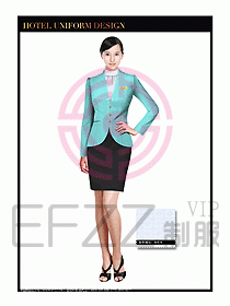 酒店大堂服務(wù)員制服設(shè)計(jì)圖663