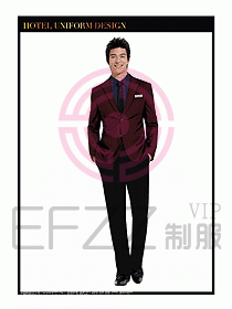 酒店大堂服務員制服設計圖674