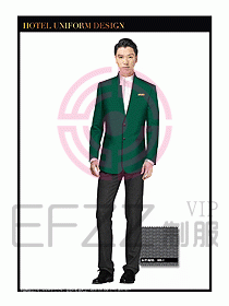 酒店大堂服務(wù)員制服設(shè)計(jì)圖687