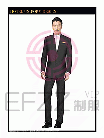 酒店大堂服務(wù)員制服設(shè)計(jì)圖684